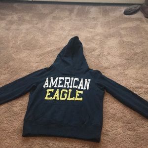 Navy blue American Eagle hoodie, barely worn